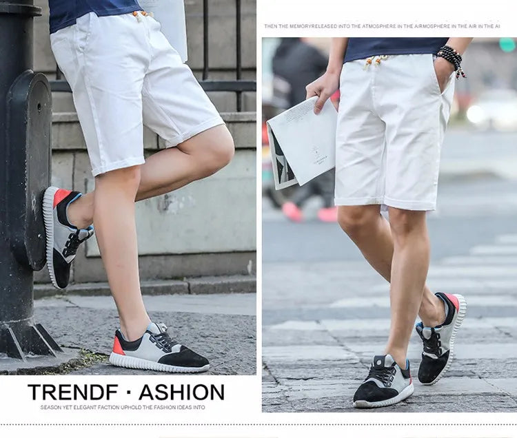 2024 Newest Summer Casual Shorts Men cotton Fashion Style Mens Shorts bermuda beach Black Shorts Plus Size M-5XL  short For Male - reetell