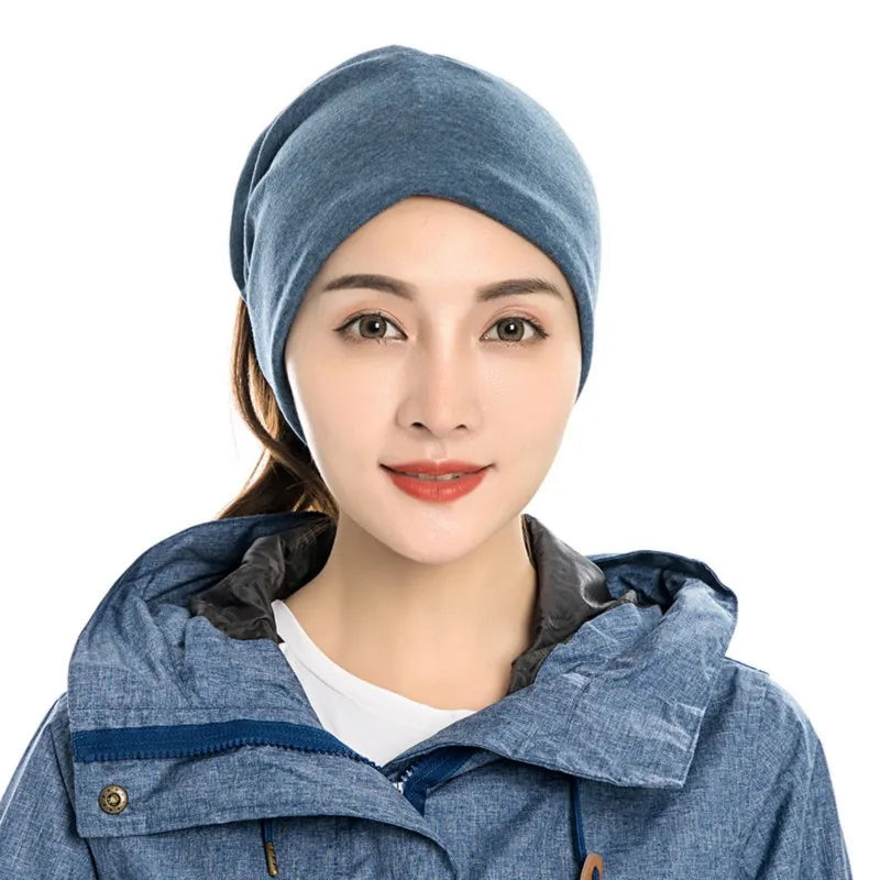 Winter Polar Fleece Man Women Scarf Ring Trendy Neck Warmer Comfy Scarf Ski Motorbike Mask Warm Hat - reetell