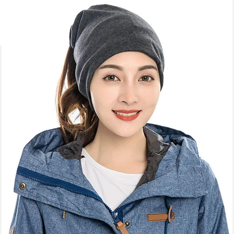 Winter Polar Fleece Man Women Scarf Ring Trendy Neck Warmer Comfy Scarf Ski Motorbike Mask Warm Hat - reetell