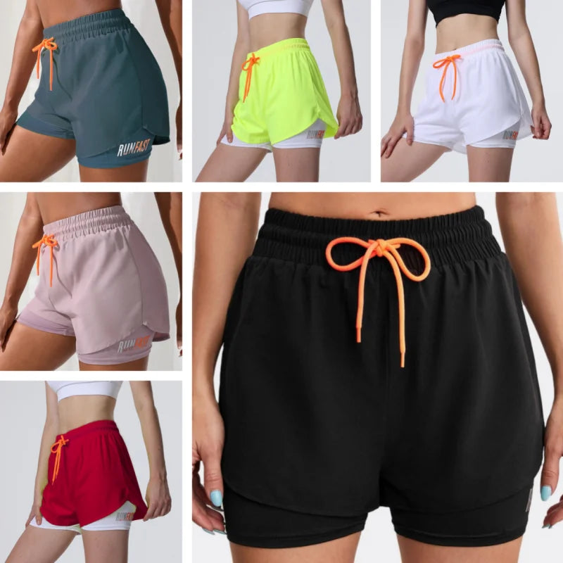 Women's Gym Short Active Fitness Biker Yoga Wear Running Sport Cycling Shorts High Waist Push Up Sportswear Workout Clothing - reetell