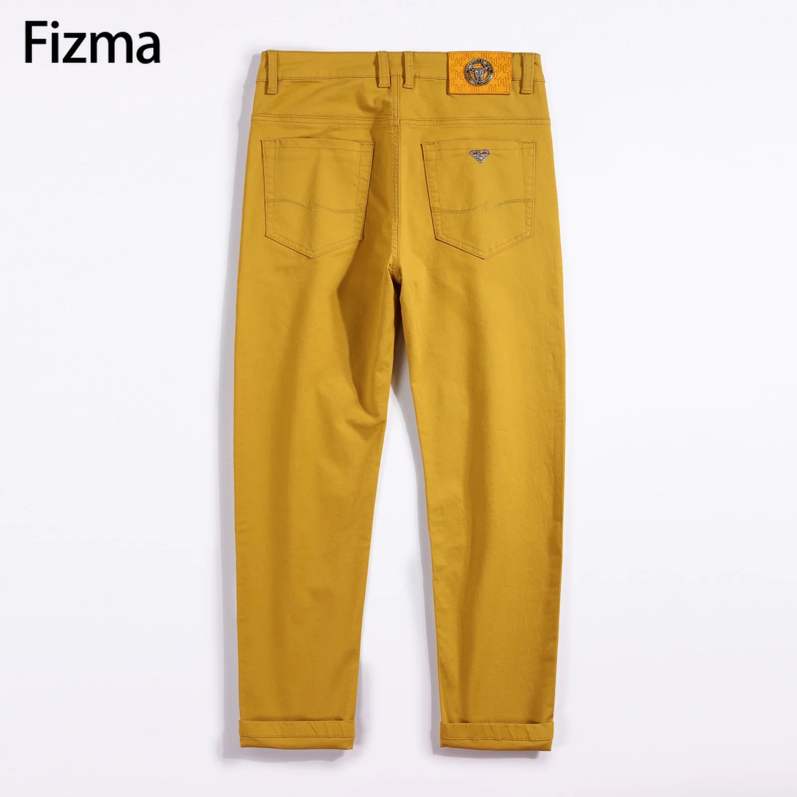 Fizma Man Pants Summer Business Casual Pants Classic Solid Color Loose Straight Trousers Brand Men's Clothing New In Baggy Pants - reetell