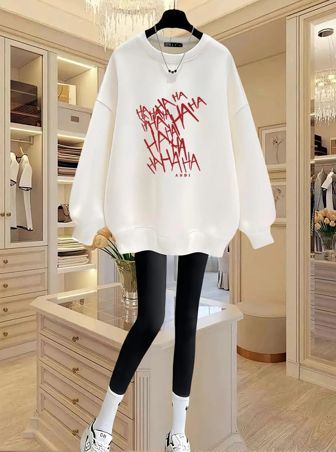 Autumn Vintage Y2k Chic Hoodies Loose Casual Long Sleeve Top Pullovers Women Fashion Cartoon Printed Sweatshirts - reetell