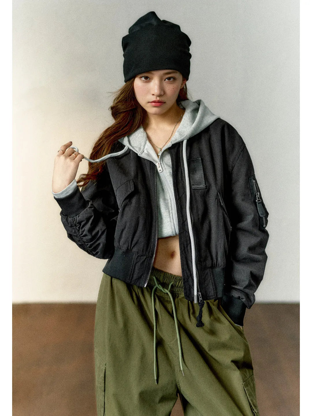 Maden Women’s Bomber Jacket MA1 Winter Fashion Streetwear Retro Varsity Jacket thick Vintage High Quality Cotton Coat 2024 New