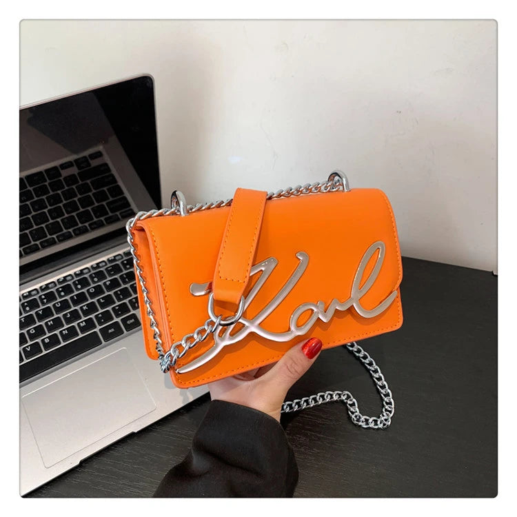 This Year's Popular Bags for Women New Fashion Letter Trend Shoulder Bag Ins Women's Crossbody Small Square Bag Наклонная Сумка - reetell