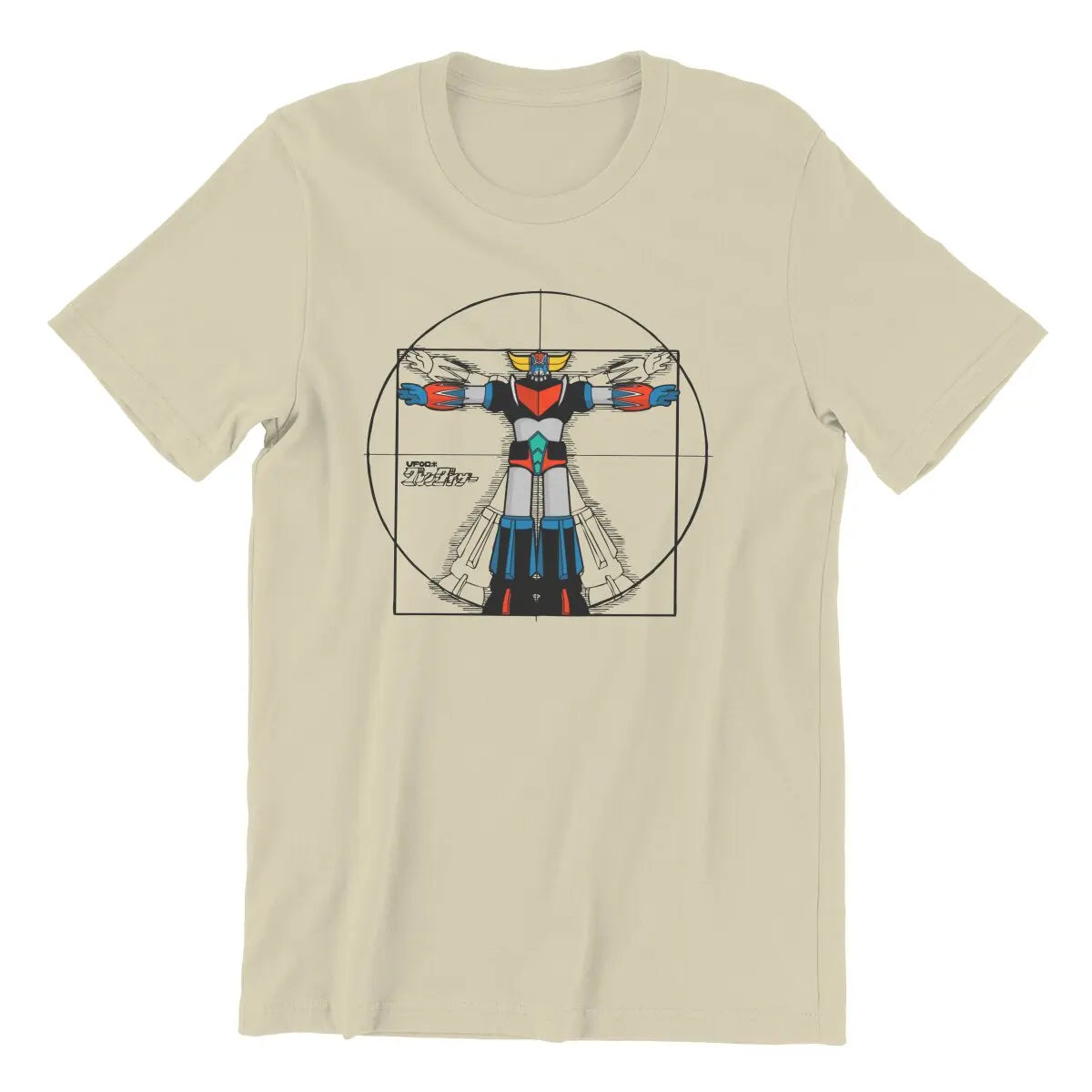 Men 192 Vitru Grendizer Goldorak UFO Robot T Shirt  100% Cotton Clothing Vintage Short Sleeve Tee Shirt Gift Idea T-Shirts - reetell