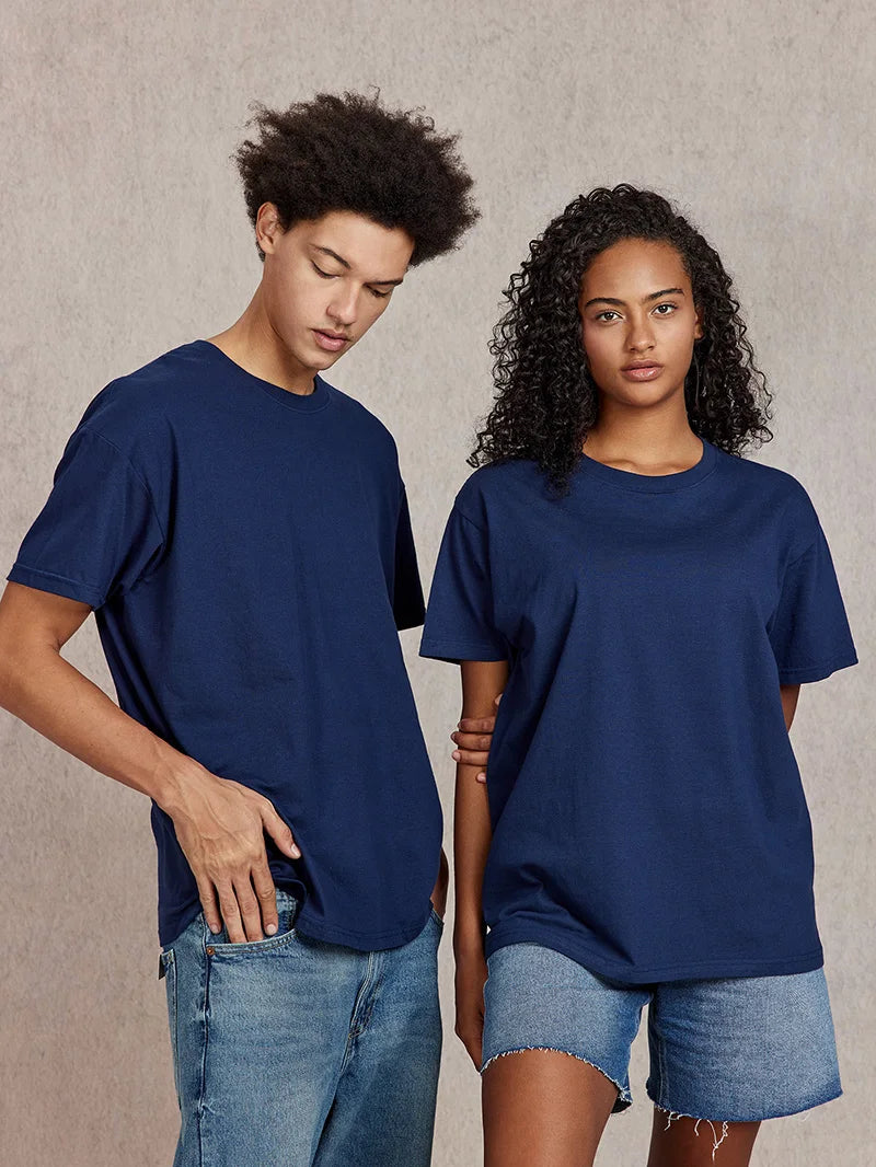 XS-6XL 100 Cotton T shirt Men,Short Sleeve Summer Top,Casual Solid TShirt,Plain Fashion Tees Women,Quality Basic Unisex Clothes - reetell