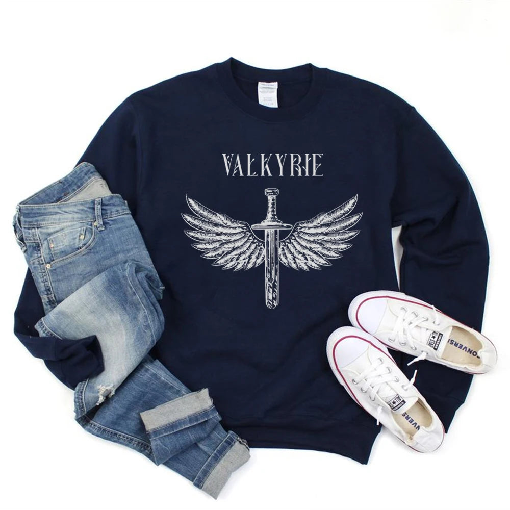 Retro Sarah J Mass Sweatshirt Valkyrie ACOSF Hoodie ACOTAR A Court of Thorns Hoodie Velaris City of Starlight Bookish Sweatshirt - reetell