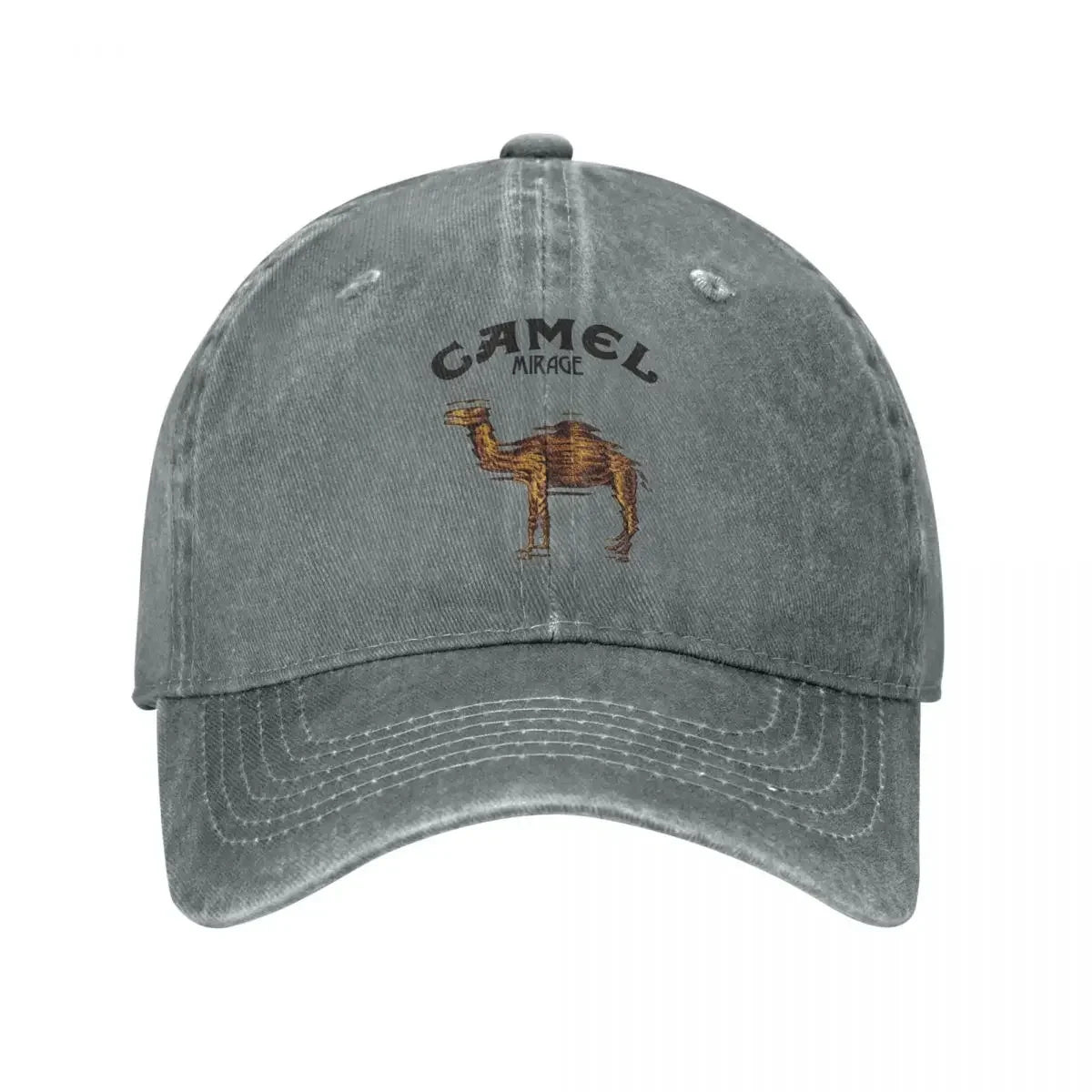 Camel Mirage Band Men Women Baseball Caps Distressed Washed Caps Hat Vintage Outdoor All Seasons Travel Adjustable Fit Sun Cap