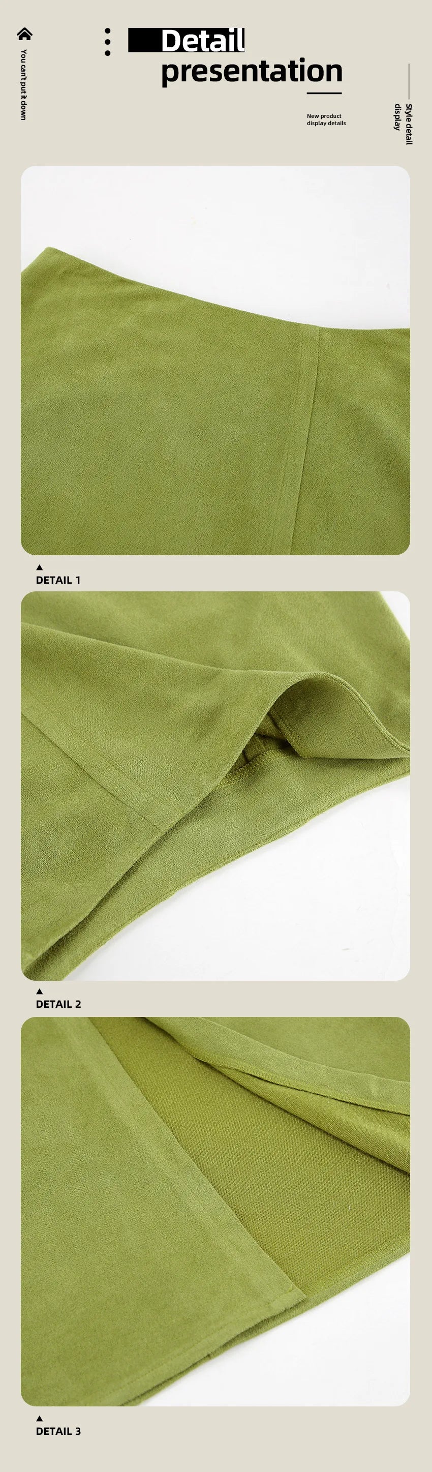 Fashion High Waisted Suede Straight Leg Skirt Women Spring Autumn Green Elegant Split Ziped Slim Mid Length Skirts Female New - reetell