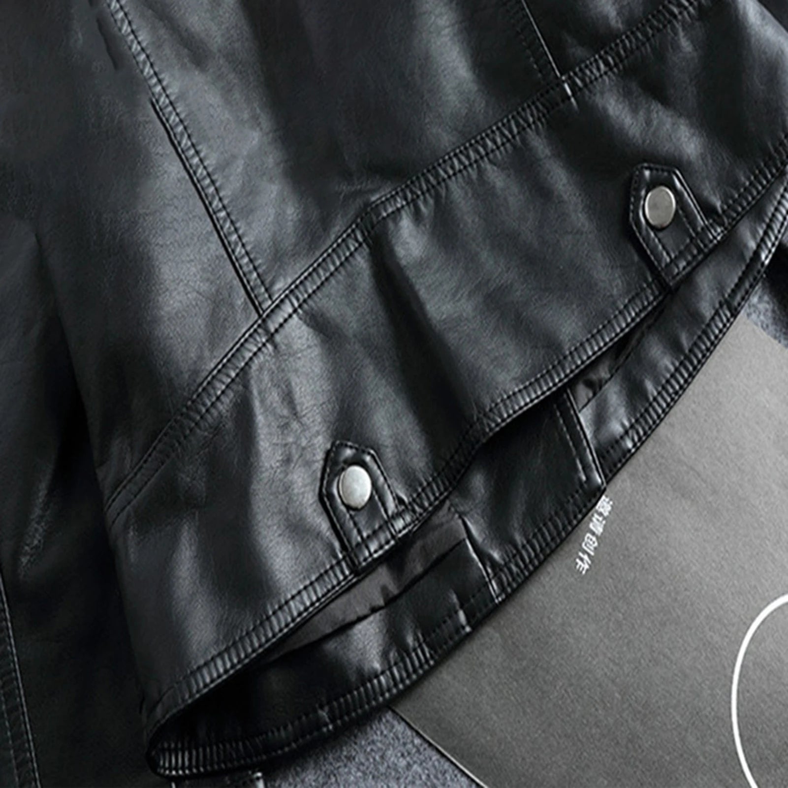 Female's Biker Lapel Jacket Waterproof Leather Jacket Cool For Daily Going Out Or At Home