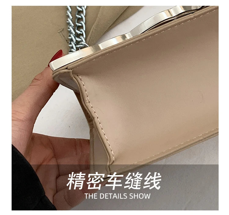 This Year's Popular Bags for Women New Fashion Letter Trend Shoulder Bag Ins Women's Crossbody Small Square Bag Наклонная Сумка - reetell