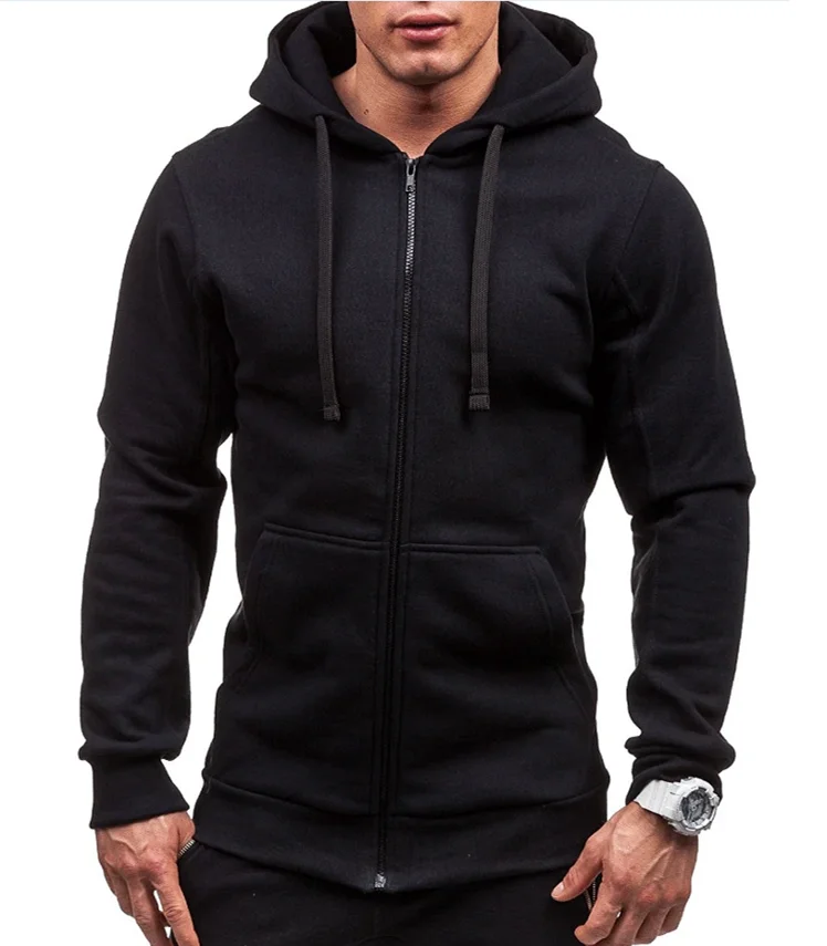 MRMT 2024 New Men's Hoodies Sweatshirts Zipper Hoodie Men Sweatshirt Solid Color Man Hoody Sweatshirts For Male Sweatshirts - reetell