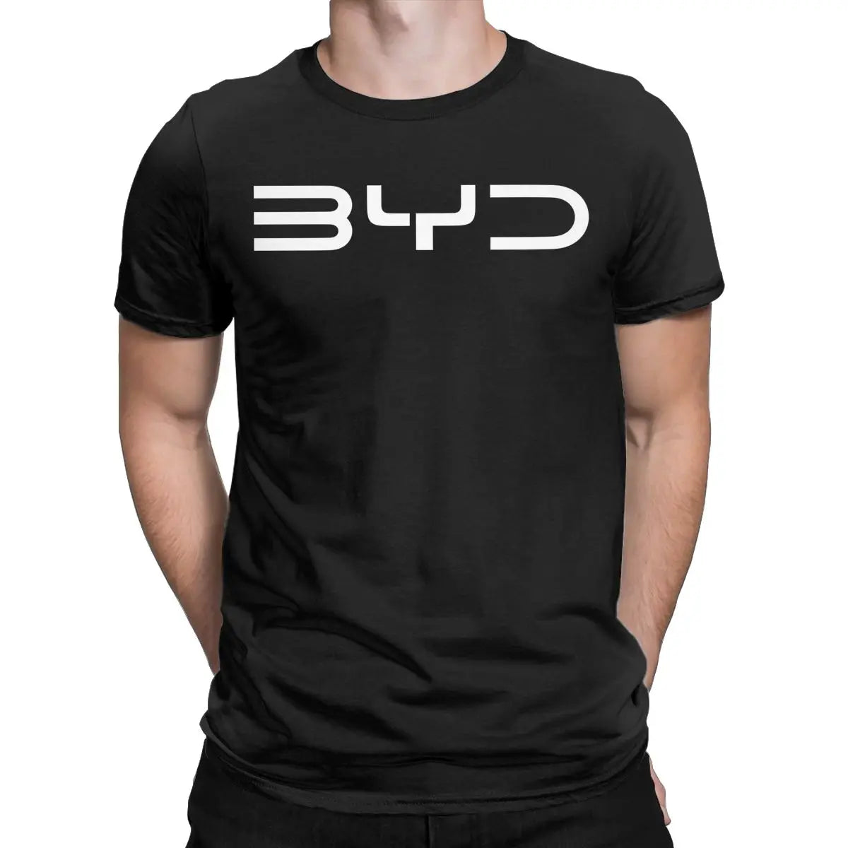 Summer Men's Women's BYD Auto Logo T Shirts Merchandise Cotton T-shirt Clothes Graphic Print Tee Shirt - reetell