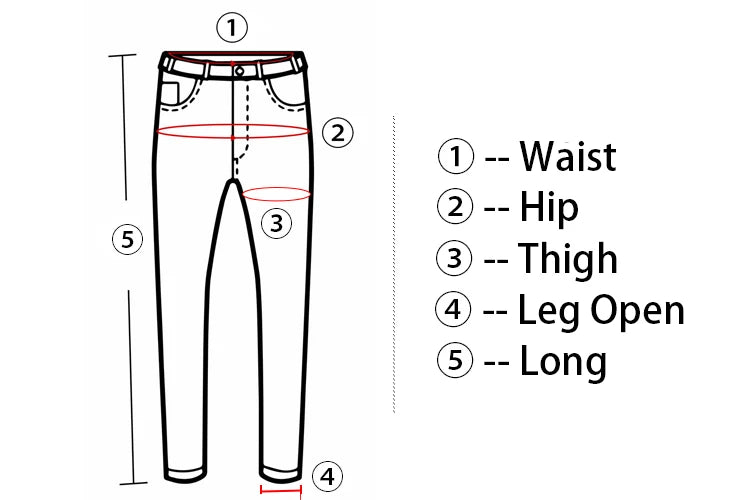 Durable Outdoor Work Wear Straight Jeans Trousers Men Elastic Waist Casual Wide Leg Thick Cotton Denim Pants Classic Loose Dad - reetell