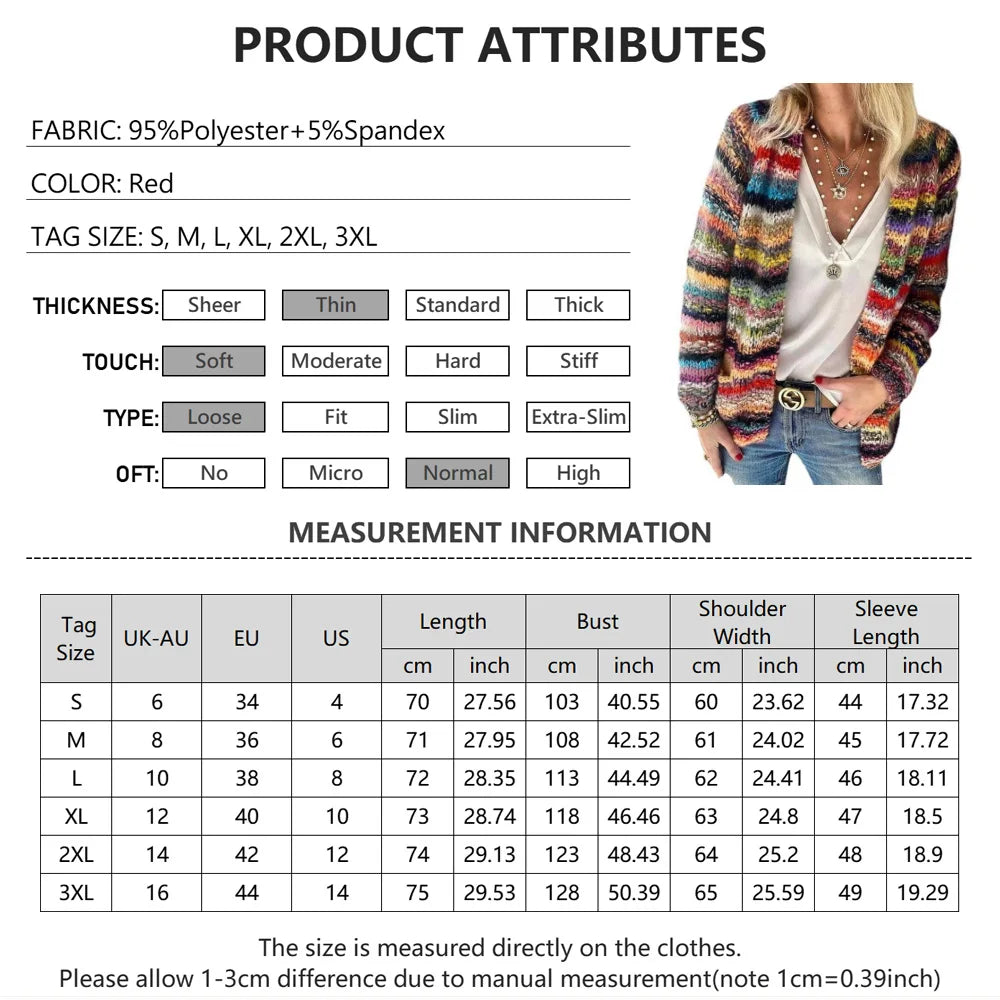 Sweater Knitted Cardigan Thin Loose Jacket  For Women 2023 Korean Casual Y2k Crop Clothes Elegant Female Clothing Fashion Top - reetell