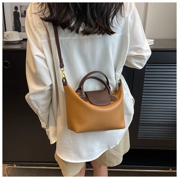 CGCBAG Vintage Luxury Designer Handbags For Women High Quality PU Leather Female Small Bags Simple Fashion Crossbody Bags