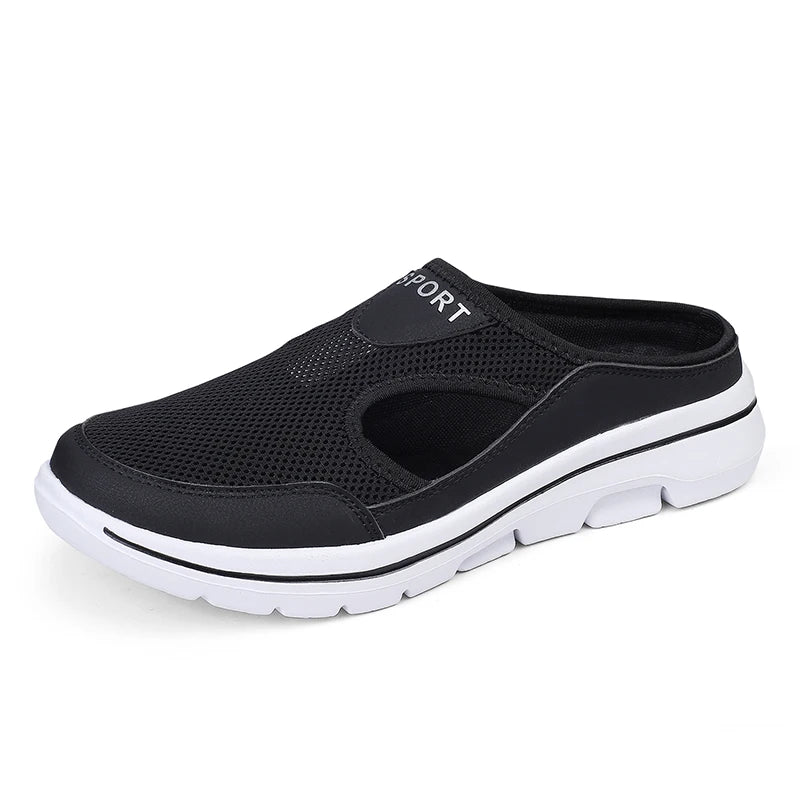 Women Walking Men Fitness Mesh Slip-On Light Loafers Summer Sports Shoes Outdoor Flats Breathable Running Sneakers Size 35-48