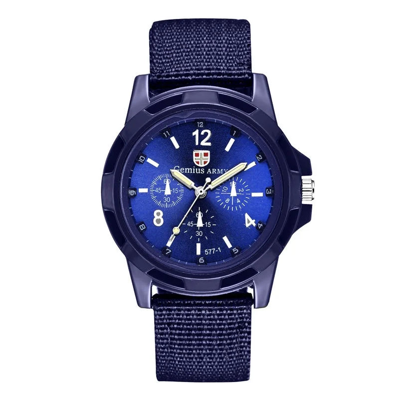 Kegllect  Men Fashion Nylon Woven Band Watch  Swiss Watches