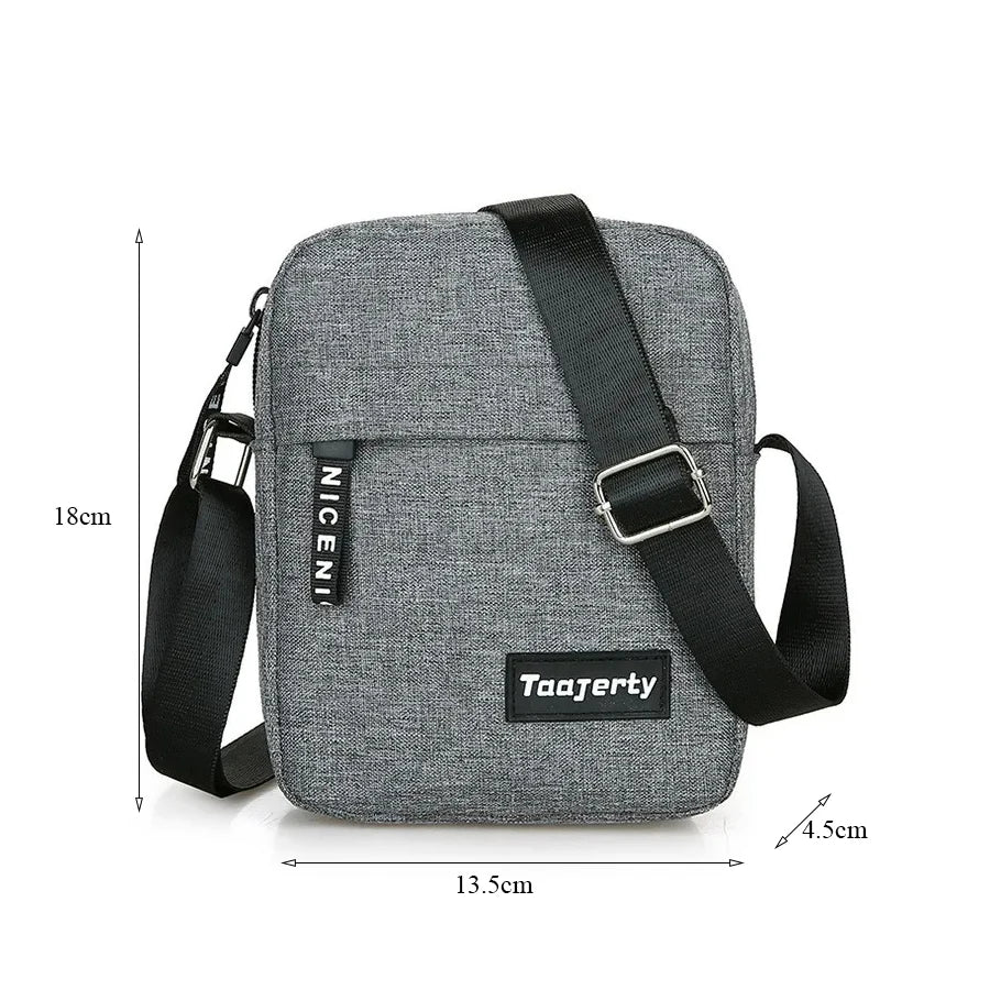 Simple Mini Crossbody Handbags Bag Men's Nylon Shoulder Side Bag for Men Messenger Phone Sling Bag Husband  Chest Pack Wallet