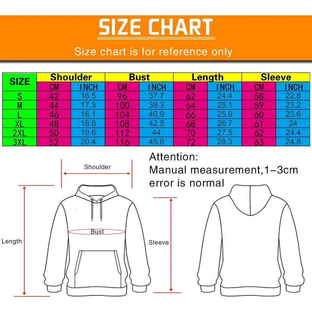 Men Women Hoodies Casual Nurse Print Fashion Sweatshirts Harajuku Long Sleeve Hoody Couple Hoody Pullovers Streetwear Clothing - reetell