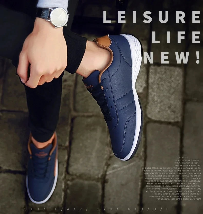 Men Shoes Sneakers Trend Casual Breathable Leisure Male Sneakers Non-Slip Footwear Vulcanized Shoes - reetell