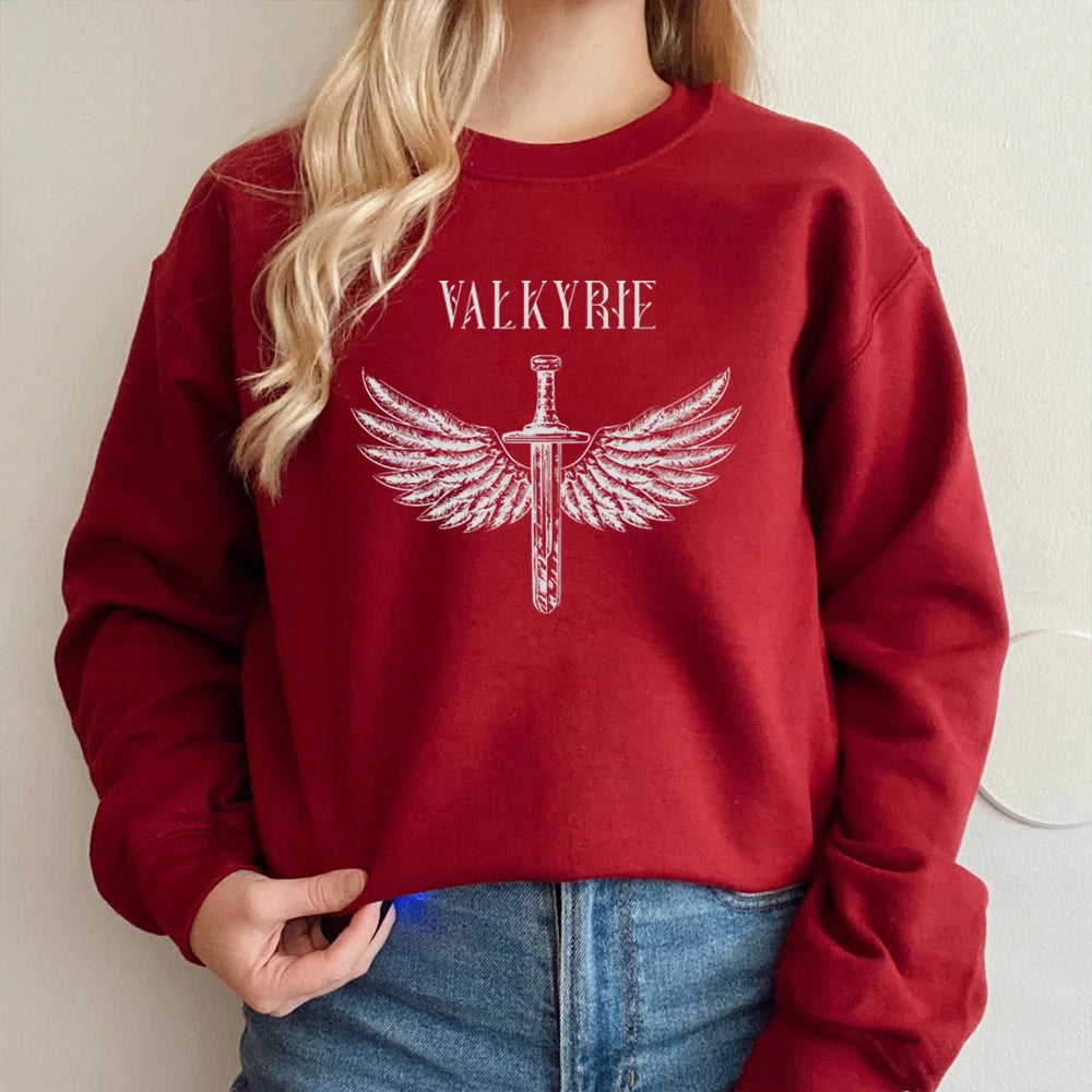 Retro Sarah J Mass Sweatshirt Valkyrie ACOSF Hoodie ACOTAR A Court of Thorns Hoodie Velaris City of Starlight Bookish Sweatshirt - reetell