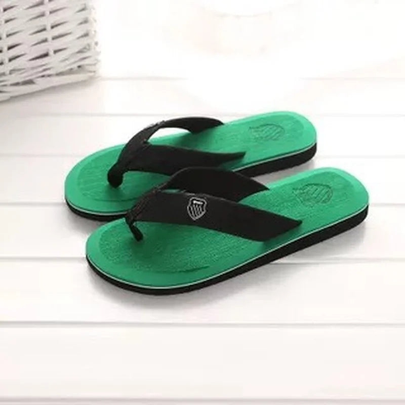 2024 New Shoes Men Summer Men Flip Flops High Quality Beach Sandals Anti-slip Zapatos Hombre Casual Shoes Man Slippers