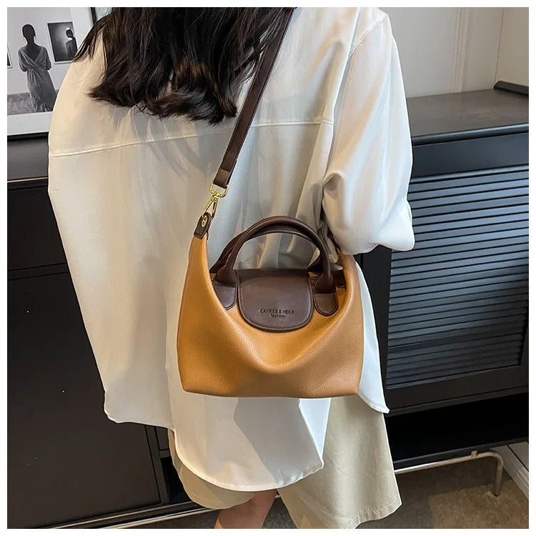 CGCBAG Vintage Luxury Designer Handbags For Women High Quality PU Leather Female Small Bags Simple Fashion Crossbody Bags