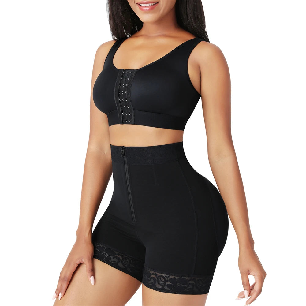 Colombian shaperwear Waist Trainer Full Body Shaper Underbust Slimming Sheath Corset Girdle Butt Lifter Bodysuit Women - reetell