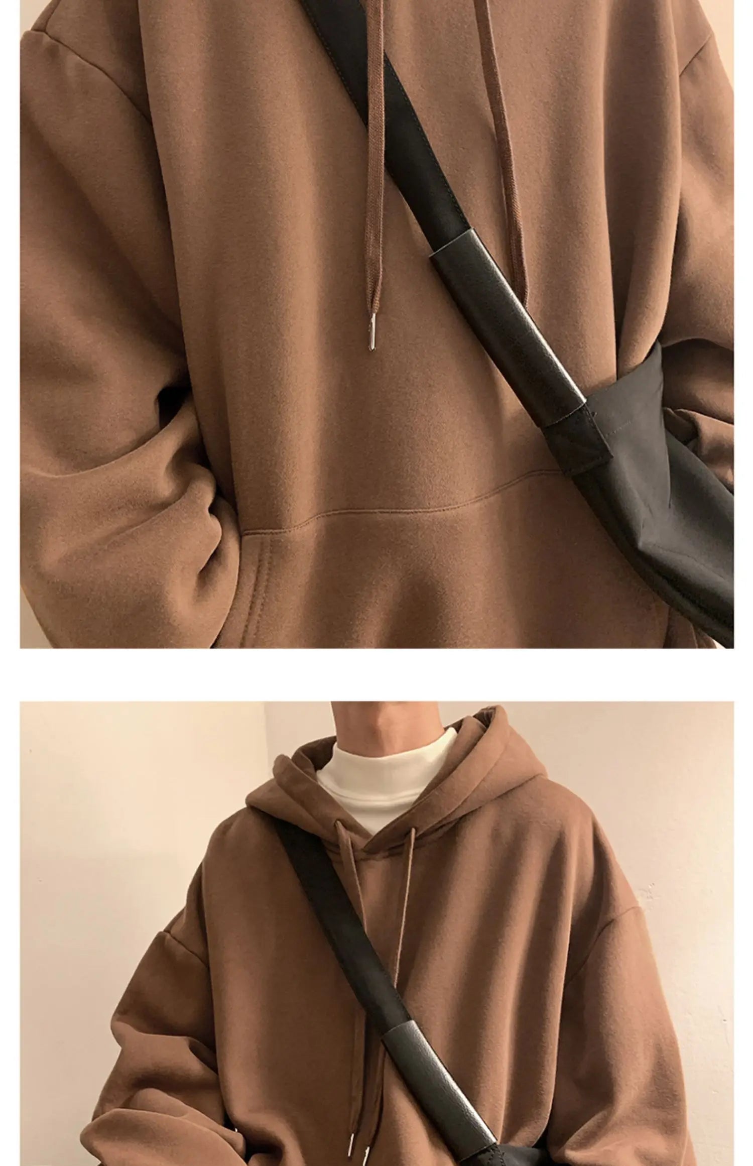 6 Colors Spring Autumn Hoodie Men Harajuku Fashion Casual Oversized Hoodies Couples Loose Hooded Sweatshirt Streetwear - reetell