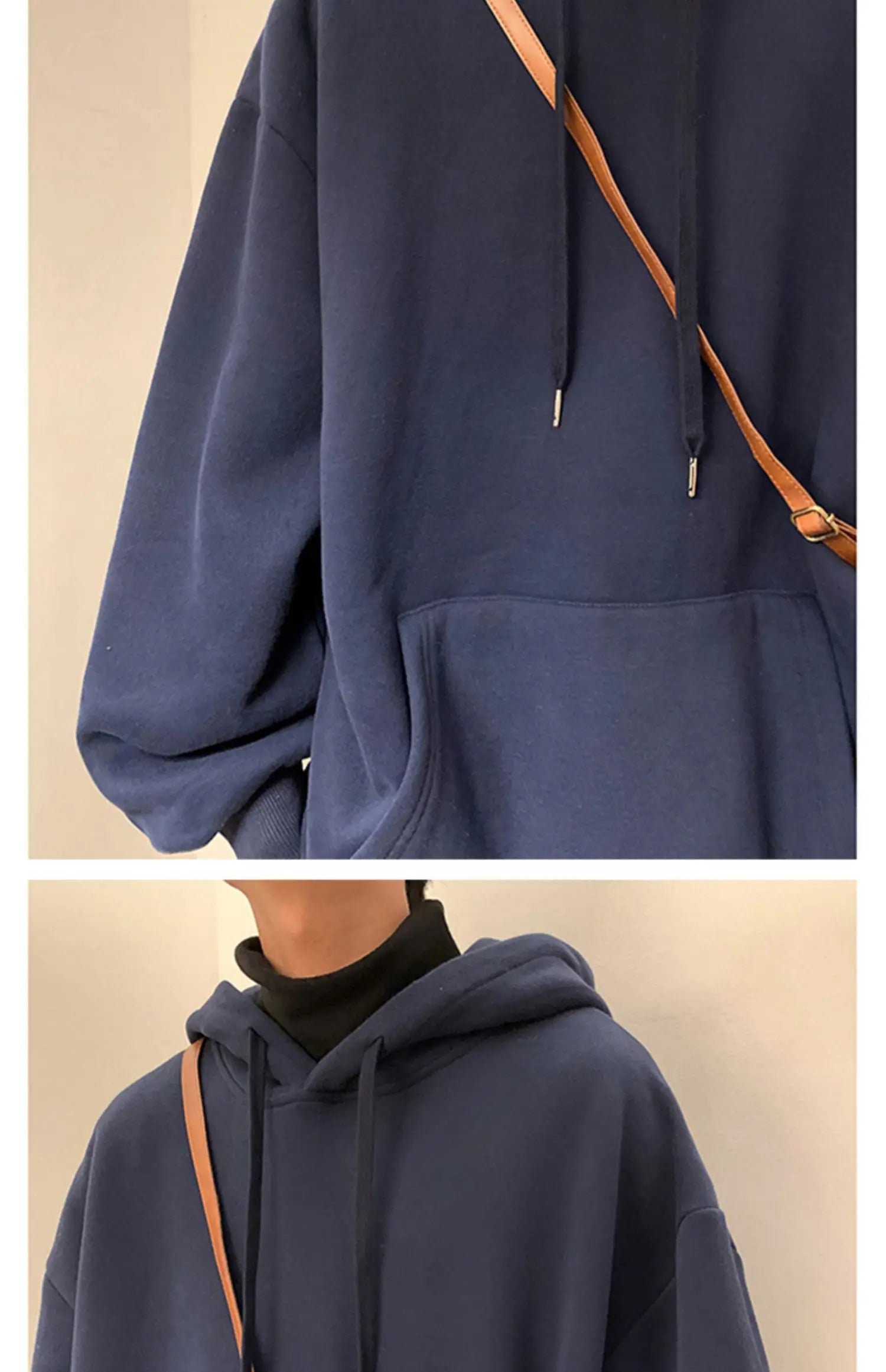 6 Colors Spring Autumn Hoodie Men Harajuku Fashion Casual Oversized Hoodies Couples Loose Hooded Sweatshirt Streetwear - reetell