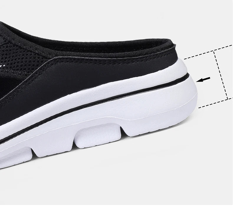 Women Walking Men Fitness Mesh Slip-On Light Loafers Summer Sports Shoes Outdoor Flats Breathable Running Sneakers Size 35-48