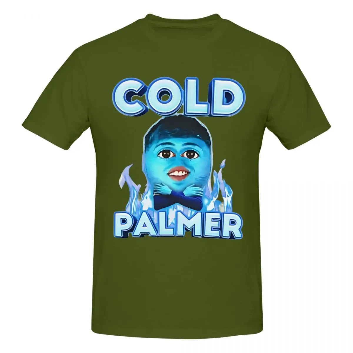 Leisure Cold Palmer Funny Meme T-Shirt For Men Women Cotton Short Sleeve Football Soccer Round Neck Summer TopsTops - reetell