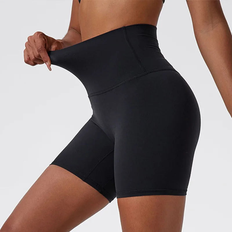 Hearuisavy Yoga Clothing Push Up Gym Shorts Women High Waist Sports Leggings Women Higher Quality Workout Cycling Shorts - reetell