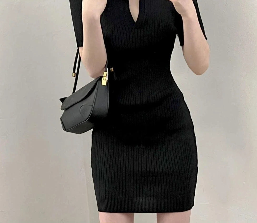 White Female Dresses 2024 Tight Mini Purple Clothing Bodycon Short Black Women's Dress Loose New in Cotton Promotion Outfits Y2k - reetell