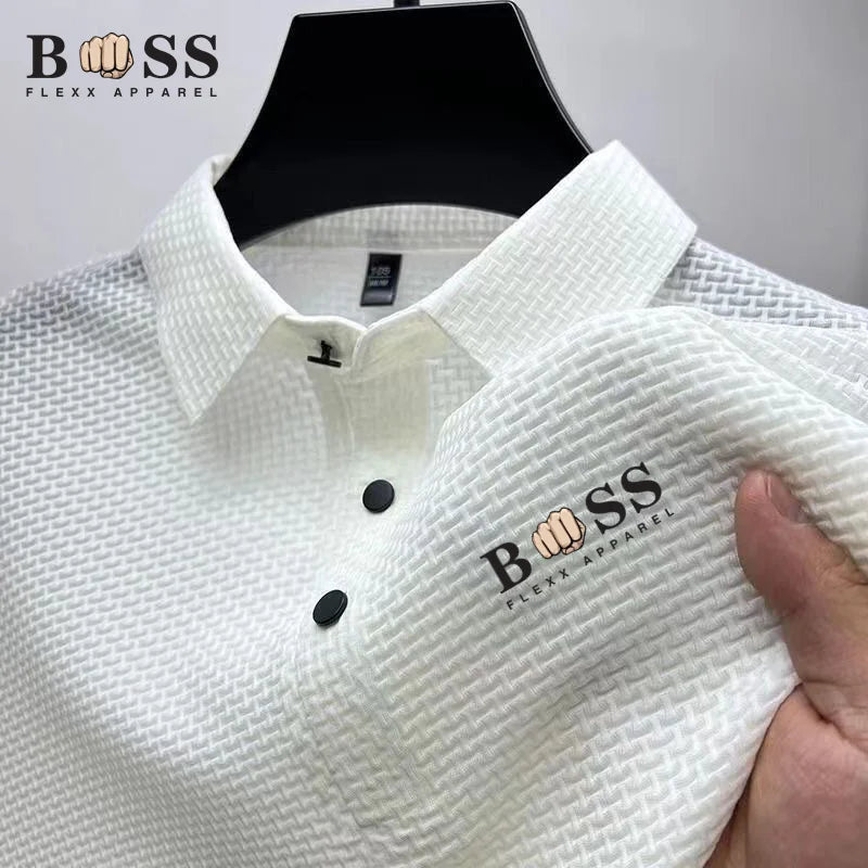 Summer Men's Golf Leisure POLO Shirt Luxury Wearing Tops High Quality Breathable Men's Polo Shirt New Short Sleeve Polo Shirt