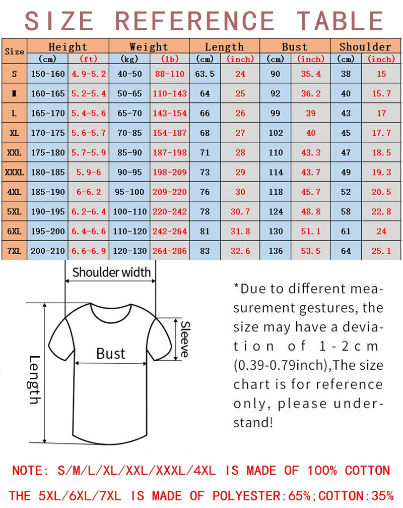 Luxury Brand T Shirts for Men Summer Gradient Ramp Letter Print Shirt Cotton High Quality Woman Clothing Tops Streetwear S-7XL - reetell