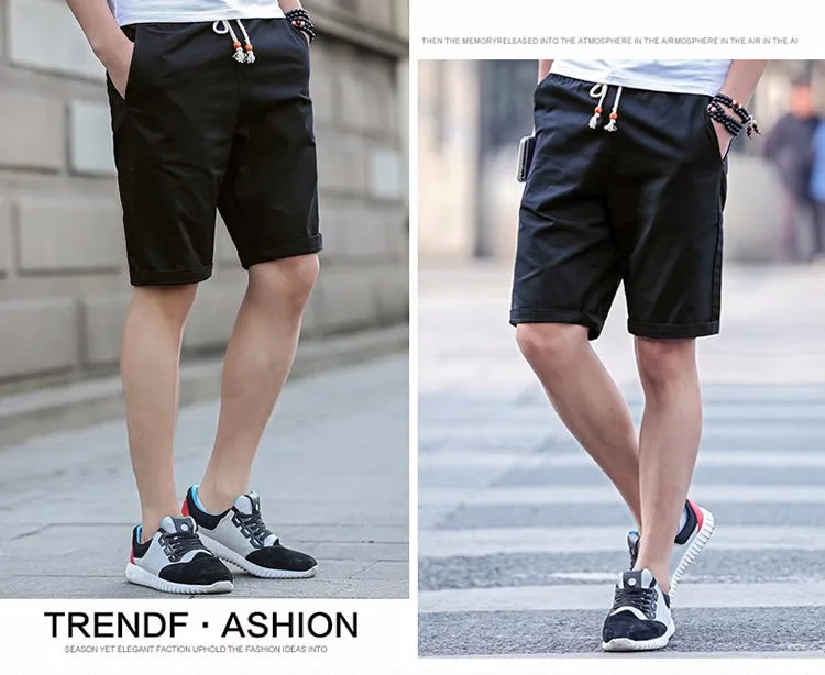 2024 Newest Summer Casual Shorts Men cotton Fashion Style Mens Shorts bermuda beach Black Shorts Plus Size M-5XL  short For Male - reetell