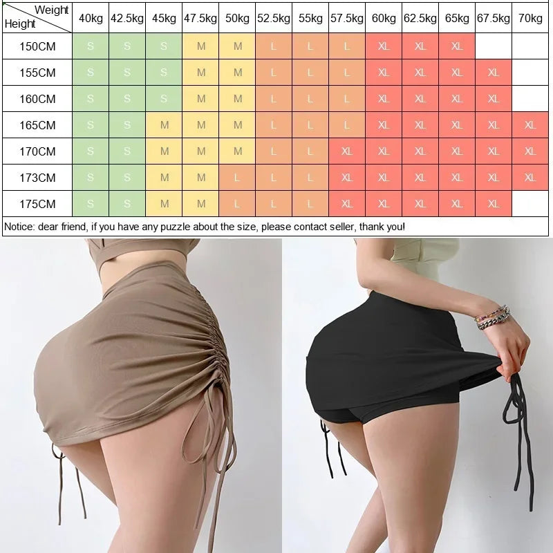 Cloud Hide Home Dancing Sports Skirt Tennis Skirts Women Workout Cycling Fitness Shorts High Waist Quick Dry Running Sport Skort - reetell