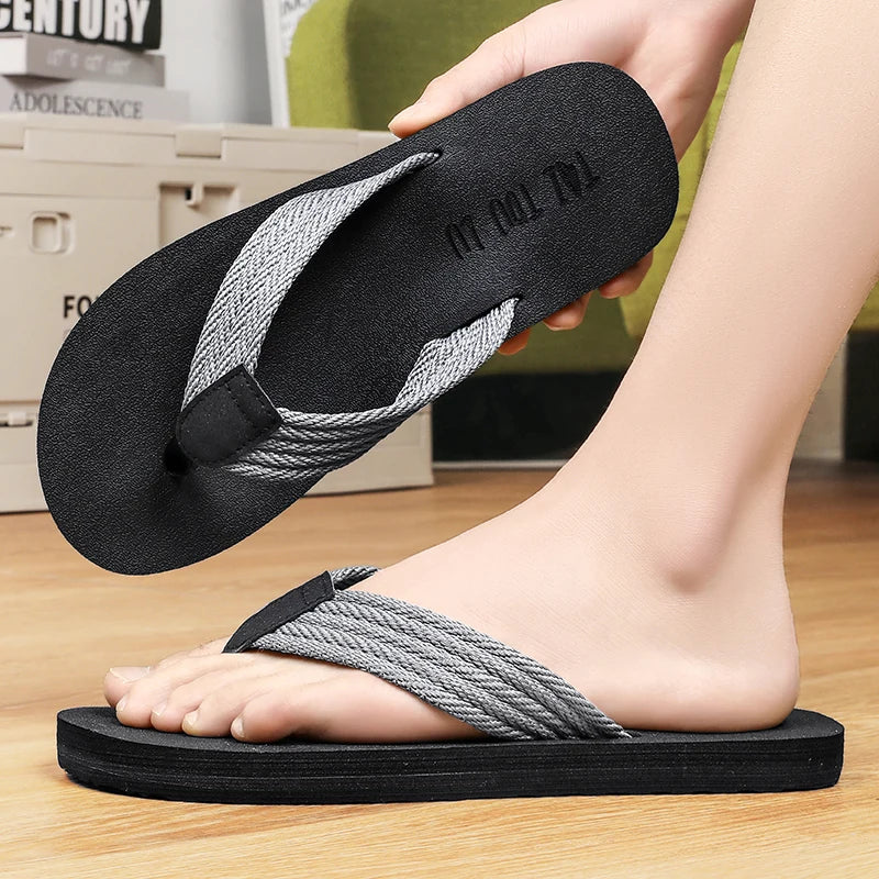 Plus Big Size 49 50 51 52 Flip Flops Men Slippers Chanclas De Hombre Claquette Homme Klapki Indoor Outside Beach Large Shoes