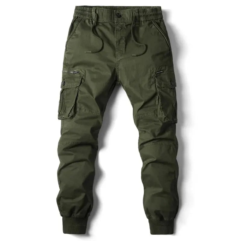 Cargo Pants Men Jogging Casual Pants Cotton Full Length Tactical Military Pants Trousers