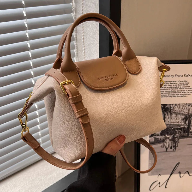 CGCBAG Vintage Luxury Designer Handbags For Women High Quality PU Leather Female Small Bags Simple Fashion Crossbody Bags