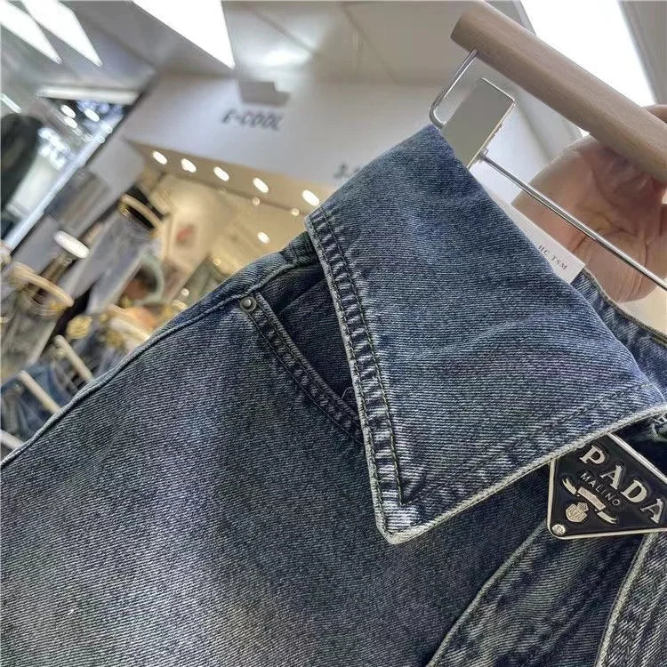 Fashion High Waist Denim Mini Skirt Women's 2023 Summer New Fashion Button Zipper Slim Fit Korean Street  Casual A-line Skirt - reetell