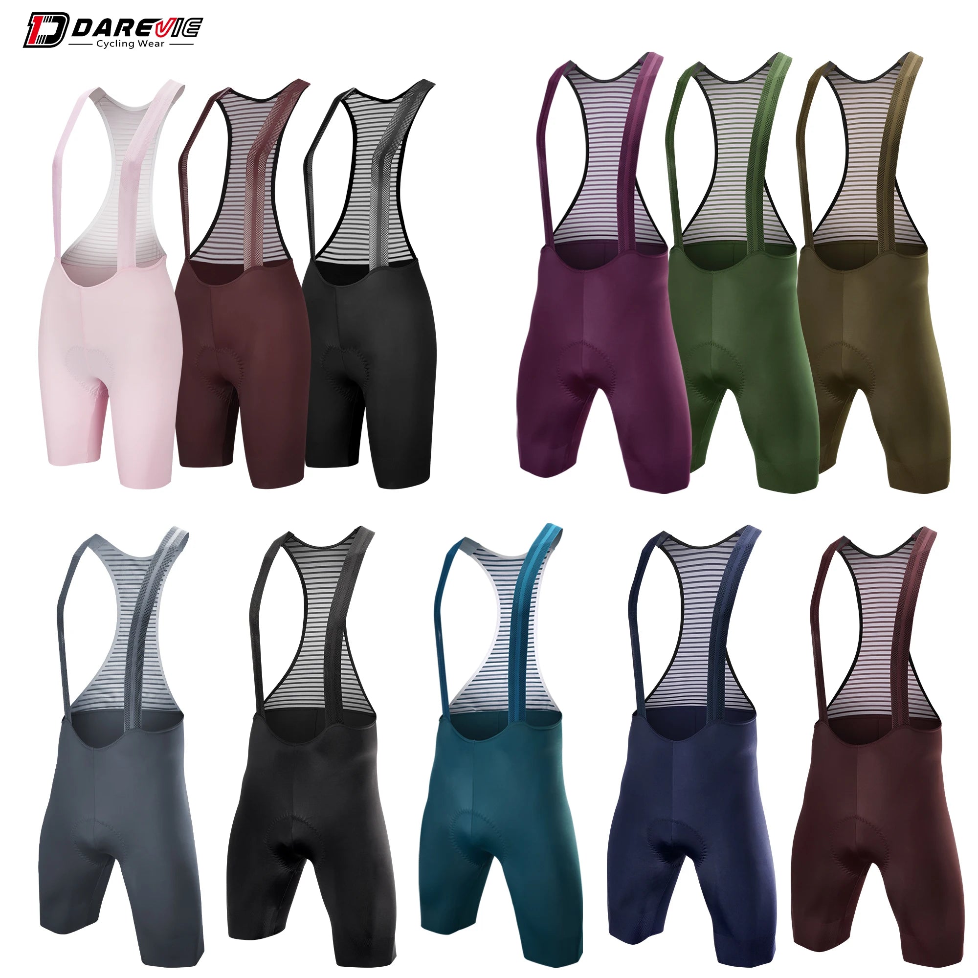 DAREVIE Men's Cycling Bretelle Seamless 2.0 Men Women Cycling Shorts 6H 500KM Men's Cycling Bib Shorts Pro Men's Cycling Shorts - reetell