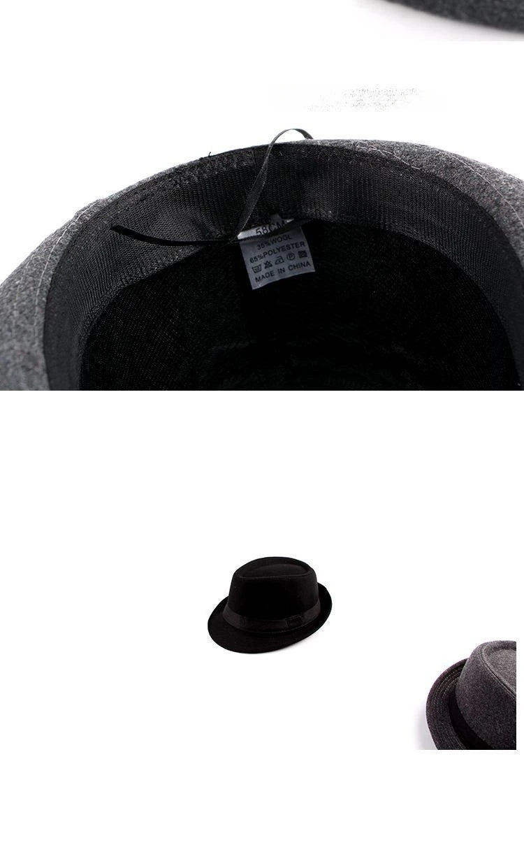 Spring Summer Men's Hats Fedoras Top Jazz Hat  Bucket Bowler Hats Chapeau Hats Fedora Hat Women Black Hat Wedding Hat Caps