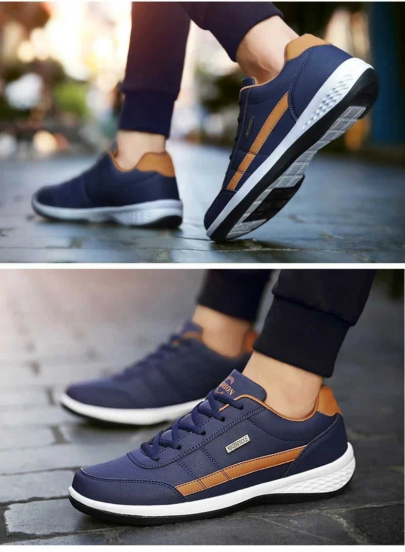 Men Shoes Sneakers Trend Casual Breathable Leisure Male Sneakers Non-Slip Footwear Vulcanized Shoes - reetell