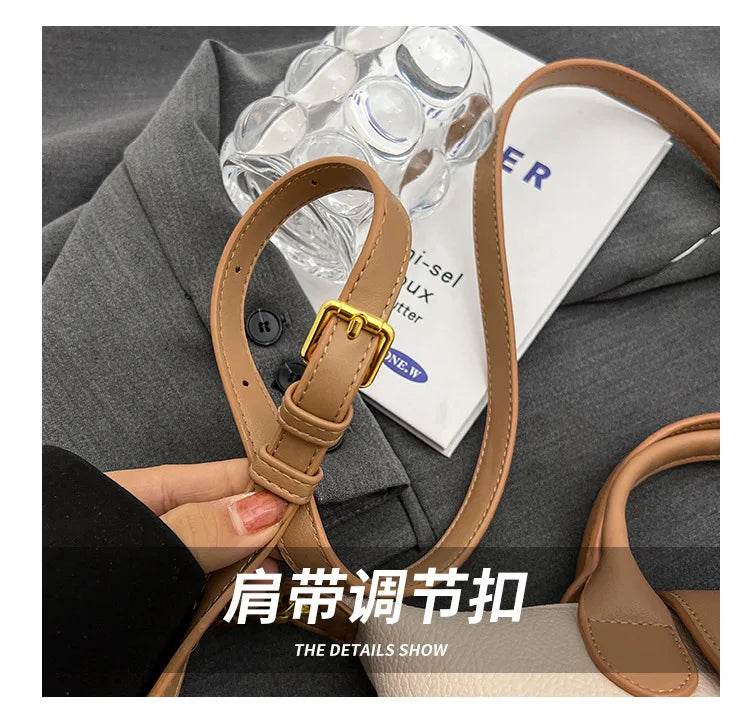 CGCBAG Vintage Luxury Designer Handbags For Women High Quality PU Leather Female Small Bags Simple Fashion Crossbody Bags