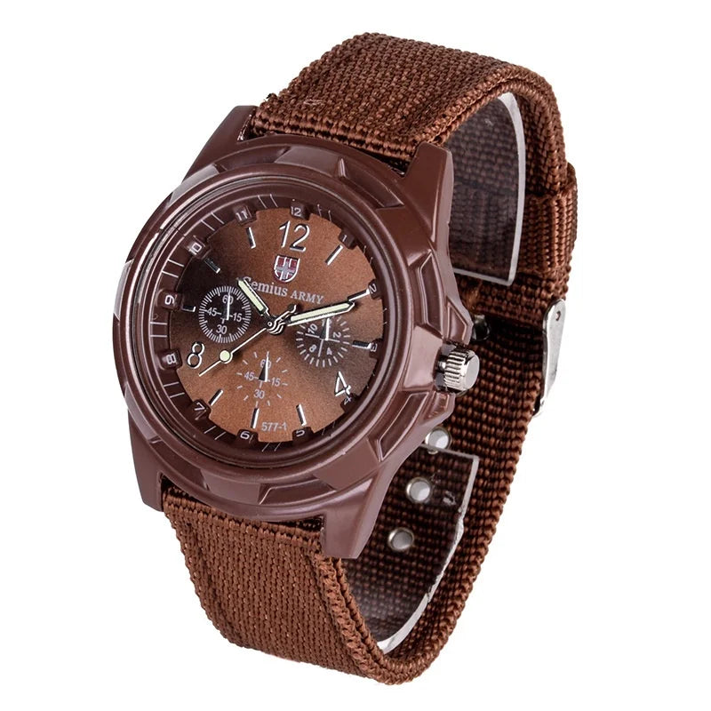 Kegllect  Men Fashion Nylon Woven Band Watch  Swiss Watches