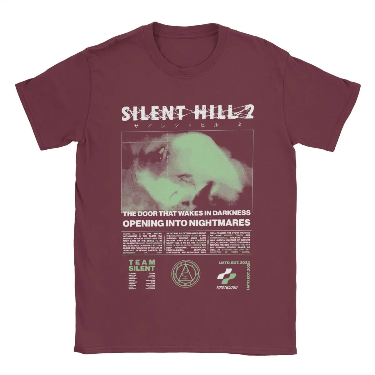 Men Silent Hill 2 T Shirts Cotton Clothing Casual Short Sleeve Round Neck Tee Shirt Adult T-Shirts