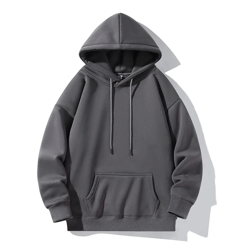 6 Color Autumn Hoodies Men Fashion Hooded Sweatshirt Men Streetwear Hip Hop Loose Pullover Hoodie Mens Pocket Hoody M-3XL - reetell